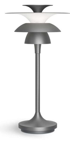 Stolní lampa Belid, Šedá, Obývací pokoj, Kov