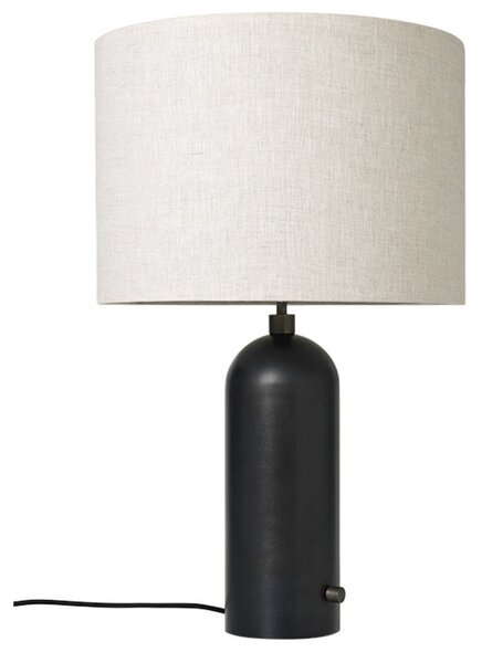 Stolní lampa GUBI, stmívatelné, Černá, Obývací pokoj, Mramor