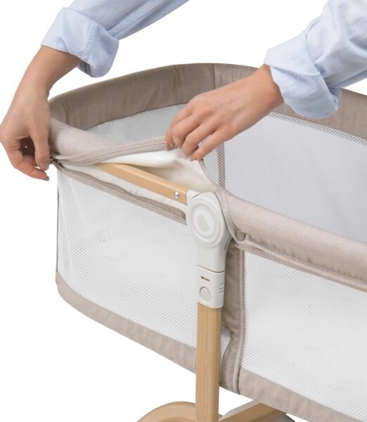Lionelo - Cestovní postýlka 3v1 MALIN EVO Beige Natural