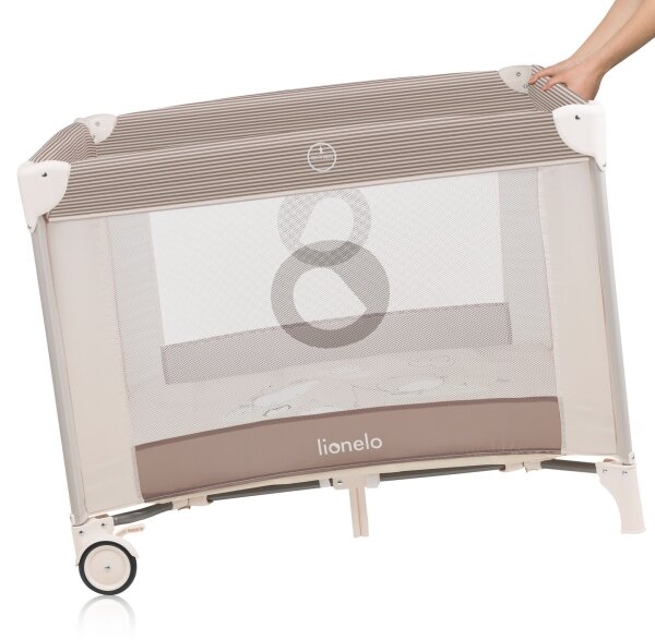 Lionelo - Hrací ohrádka BONNIE Beige Sand