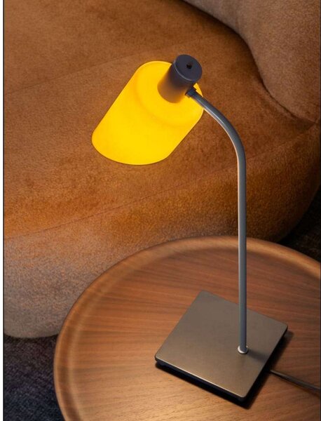 Stolní lampa Nemo Lighting, Žlutá, Obývací pokoj, Kov
