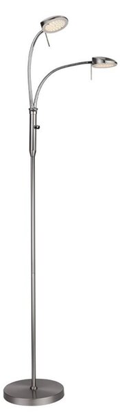Stojací Lampa Halo Design, stmívatelné, Metalická, Obývací pokoj, Kov