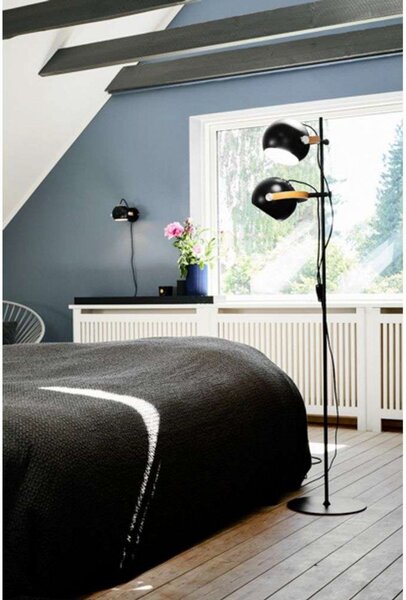 Stojací Lampa Halo Design, Bílá, Obývací pokoj, Sklo