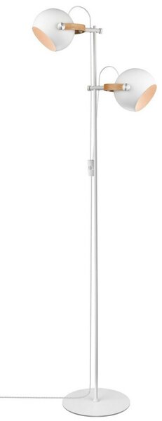 Stojací Lampa Halo Design, Bílá, Obývací pokoj, Sklo