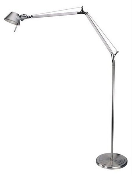 Stojací Lampa Artemide, Metalická, Obývací pokoj, Hliník, Design