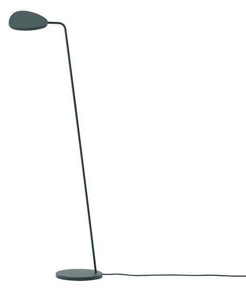 Stojací Lampa Muuto, stmívatelné, Zelená, Obývací pokoj, Hliník
