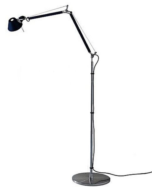 Stojací Lampa Artemide, Černá, Obývací pokoj, Hliník