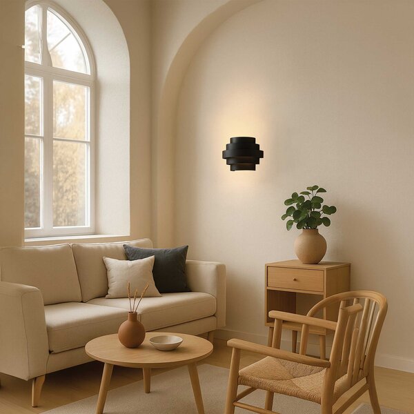 VK Light Aleria LED nástěnné svítidlo Černá
