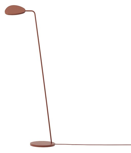 Stojací Lampa Muuto, stmívatelné, Hnědá / Rezavá, Obývací pokoj, Hliník