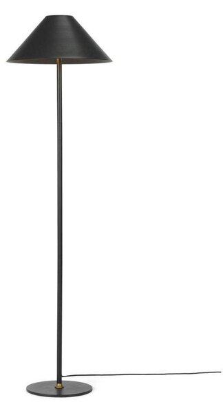 Stojací Lampa Halo Design, Černá, Obývací pokoj, Kov