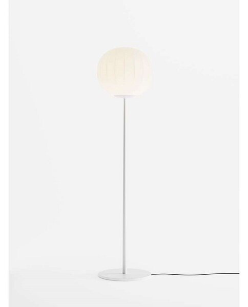 Stojací Lampa Luceplan, stmívatelné, Bílá, Obývací pokoj, Sklo