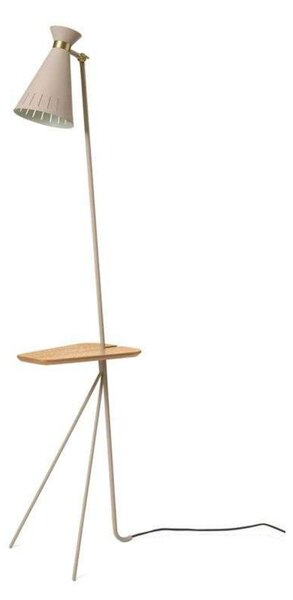 Stojací Lampa Warm Nordic, Cone, Béžová, Obývací pokoj, Kov, Vintage