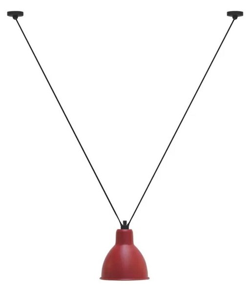 Závěsná svítidlo Lampe Gras, Červená, Obývací pokoj, Kov