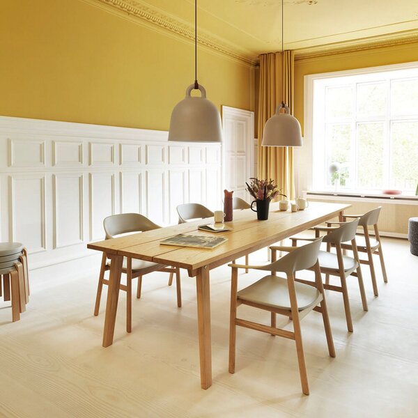Závěsná svítidlo Normann Copenhagen, Béžová, Obývací pokoj, Plast