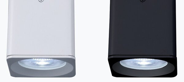 CEN QBNEP-059040 STROPNÍ LED SVÍTIDLO QUBE ZÁVĚSNÉ ČERNÉ 90x90X90mm 5W/230VAC 4000K 450lm 45d IP20 závěs 150cm - CENTURY
