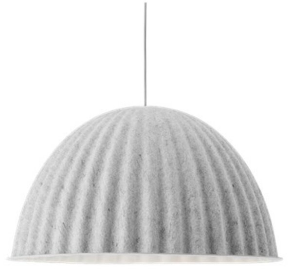 Závěsná svítidlo Muuto, stmívatelné, Bílá, Jídelna, Plast