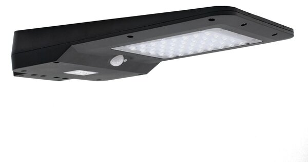 CEN LVT-159540 Solární LED SVÍTIDLO LVT se SENZOREM 15W 4000K 1600Lm 140d 413x232x58mm IP65 na sloup a zeď - CENTURY