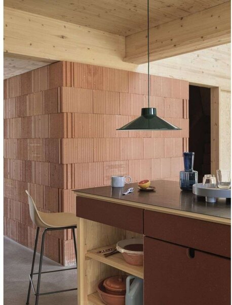 Závěsná svítidlo Muuto, Zelená, Jídelna, Kov, Design