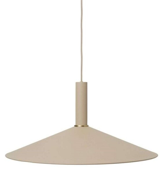 Závěsná svítidlo ferm LIVING, Béžová, Jídelna, Kov