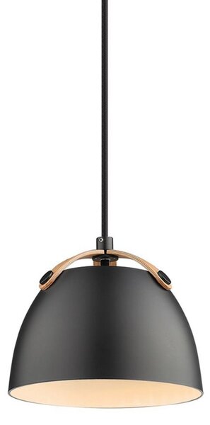 Závěsná svítidlo Halo Design, Černá, Jídelna, Sklo