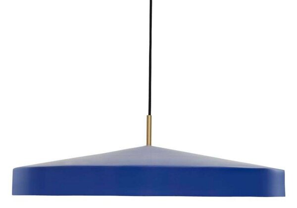 Závěsná svítidlo OYOY Living Design, Hat Large, Modrá, Jídelna, Kov, Skandinávský
