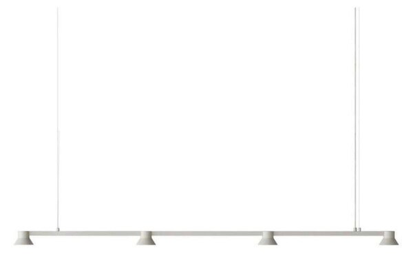 Závěsná svítidlo Normann Copenhagen, stmívatelné, Šedá, Jídelna, Hliník