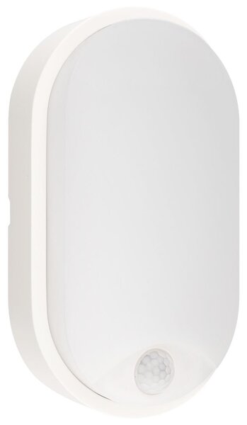 CEN OSOBS-1411940 LED SVÍTIDLO OASI OVÁLNÉ BÍLÉ SENSOR 14W 4000K 1055Lm 120d IP54 - CENTURY