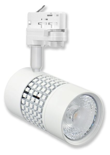 CEN RGTD-259030 SVÍTIDLO EURO TRACK kulaté BÍLÉ 25W 3000K Ra95 2150Lm 38d DIMM IP20 - CENTURY