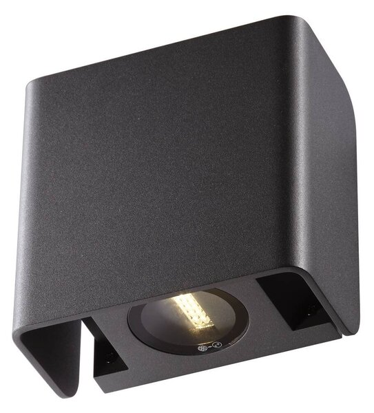 LA 1002900 VÝPRODEJ VZORKU Nástěnné svítidlo MANA antracit LED 12W 325lm 3000K - BIG WHITE (SLV)