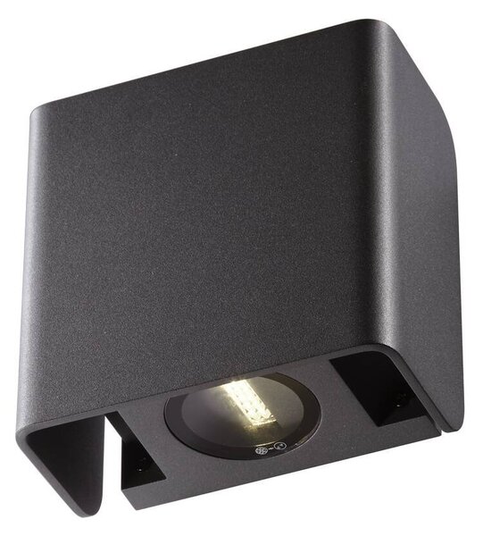 LA 1002900 VÝPRODEJ VZORKU Nástěnné svítidlo MANA antracit LED 12W 325lm 3000K - BIG WHITE (SLV)