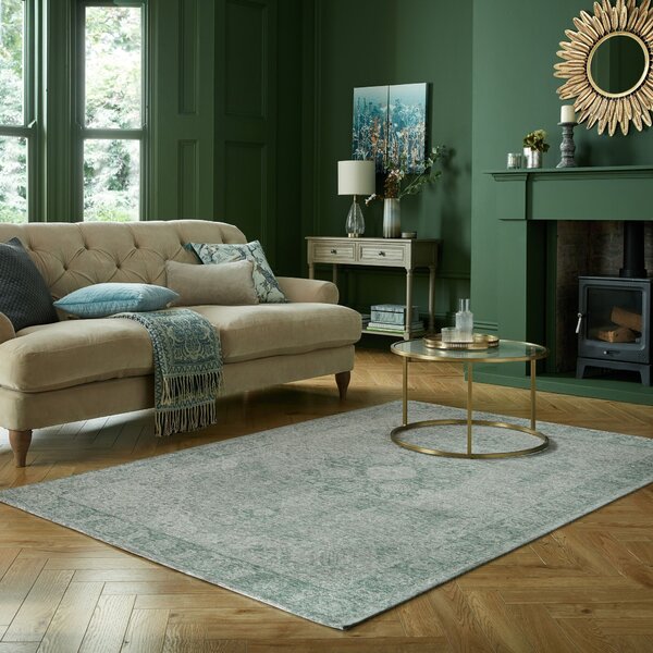 Flair Rugs, Kusový koberec Manhattan Antique Green, 120x170, zelená, ložnice