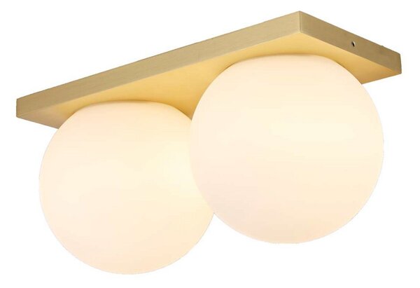 Stropní Lampa ANTIDARK, stmívatelné, Bílá, Obývací pokoj, Sklo