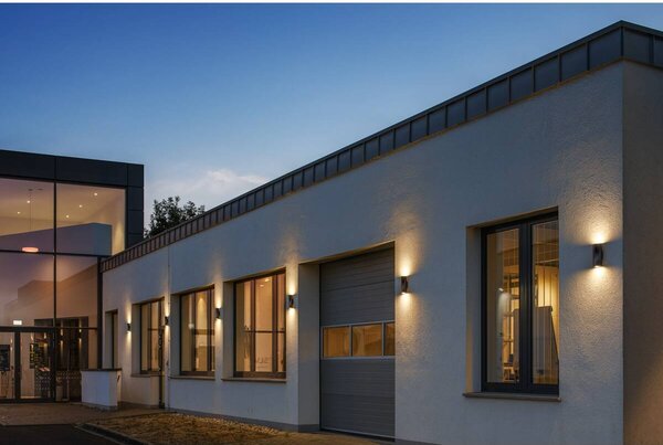 LA 1002505 Svítidlo nástěnné VILUA UP/DOWN IP54 LED 16W 3000K 784lm antracit - BIG WHITE (SLV)