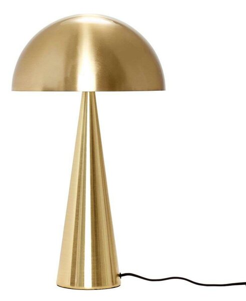 Stolní lampa Hübsch, Zlatá / mosazná, Obývací pokoj, Kov, Design