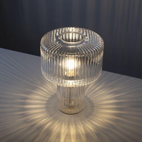 Paul Neuhaus Stolní lampa FUNGUS, 1xE27, v. 35 cm Barva: Kouřová