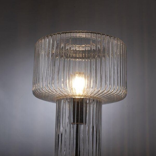 Paul Neuhaus Stolní lampa FUNGUS, 1xE27, v. 35 cm Barva: Kouřová