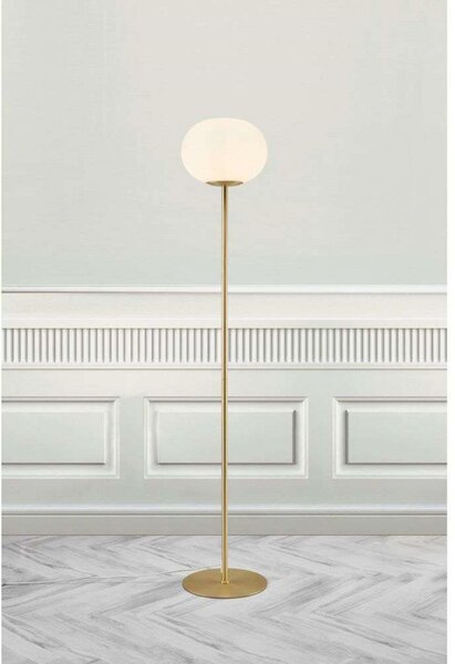 Stojací Lampa Nordlux, Bílá, Obývací pokoj, Sklo