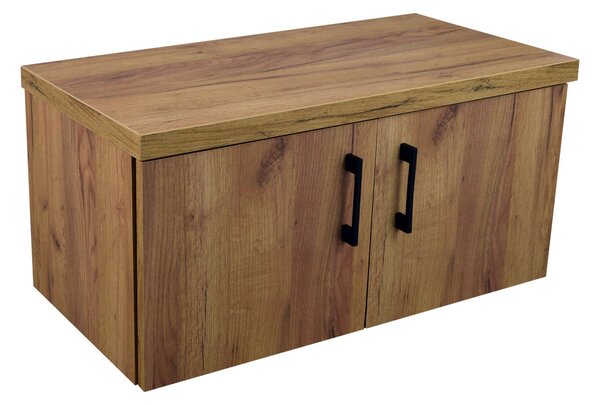 Comodo Koupelnová skříňka pod deskové umyvadlo Agria II GO 80-HD - zlatý dub/zlatý dub