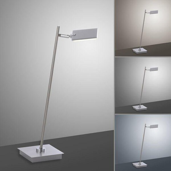 Paul Neuhaus Stolní LED lampa PURE-MIRA 7,5W, v. 55 cm, 2700-5000K Barva: Hliník