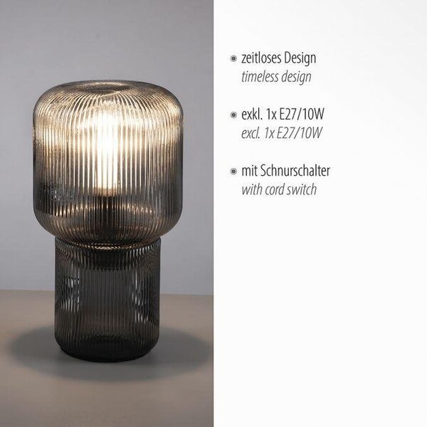 Paul Neuhaus Stolní lampa MASHI, 1xE27, v. 27 cm