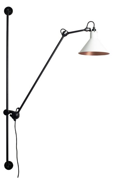 Nástěnná Svítidla Lampe Gras, Černá, Obývací pokoj, Kov, Industriální design