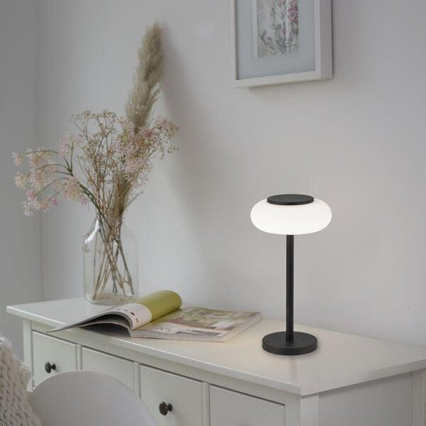 Paul Neuhaus Stolní LED lampa Q-ETIENNE, 10W, ø 20 cm, 2700-5000K, ZigBee