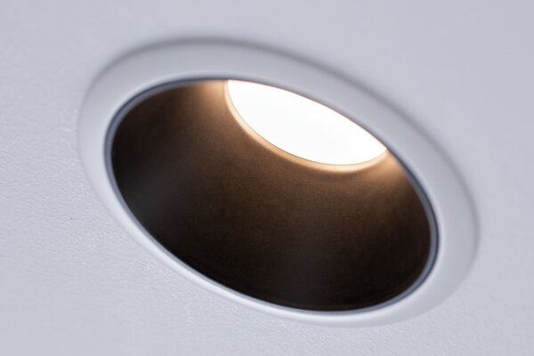 P 93402 Vestavné svítidlo LED Cole 3x6,5W bílá/černá mat 3-krokové-stmívatelné 2700K teplá bílá - PAULMANN