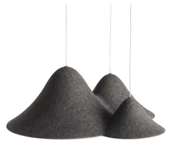 Závěsná svítidlo LOOM DESIGN, stmívatelné, Černá, Obývací pokoj, Hliník