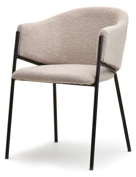 Židle Chad (béžová + černá). Akce -10%