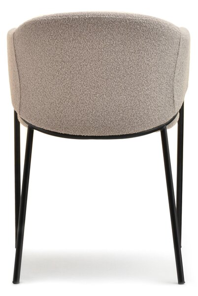 Židle Chad (béžová + černá). Akce -10%