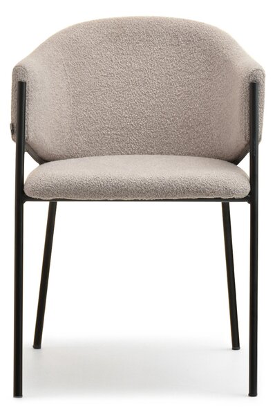 Židle Chad (béžová + černá). Akce -10%