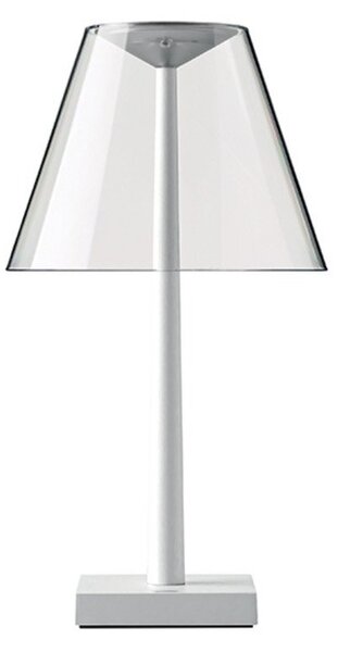 Stolní lampa Rotaliana, stmívatelné, Bílá, Obývací pokoj, Hliník