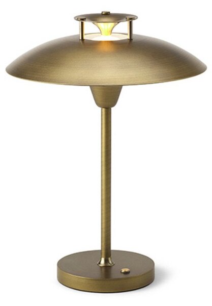 Stolní lampa Halo Design, stmívatelné, Zlatá / mosazná, Obývací pokoj, Kov