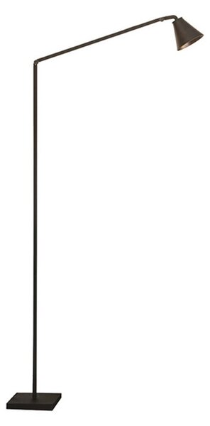 Stojací Lampa Nemo Lighting, stmívatelné, Černá, Obývací pokoj, Hliník